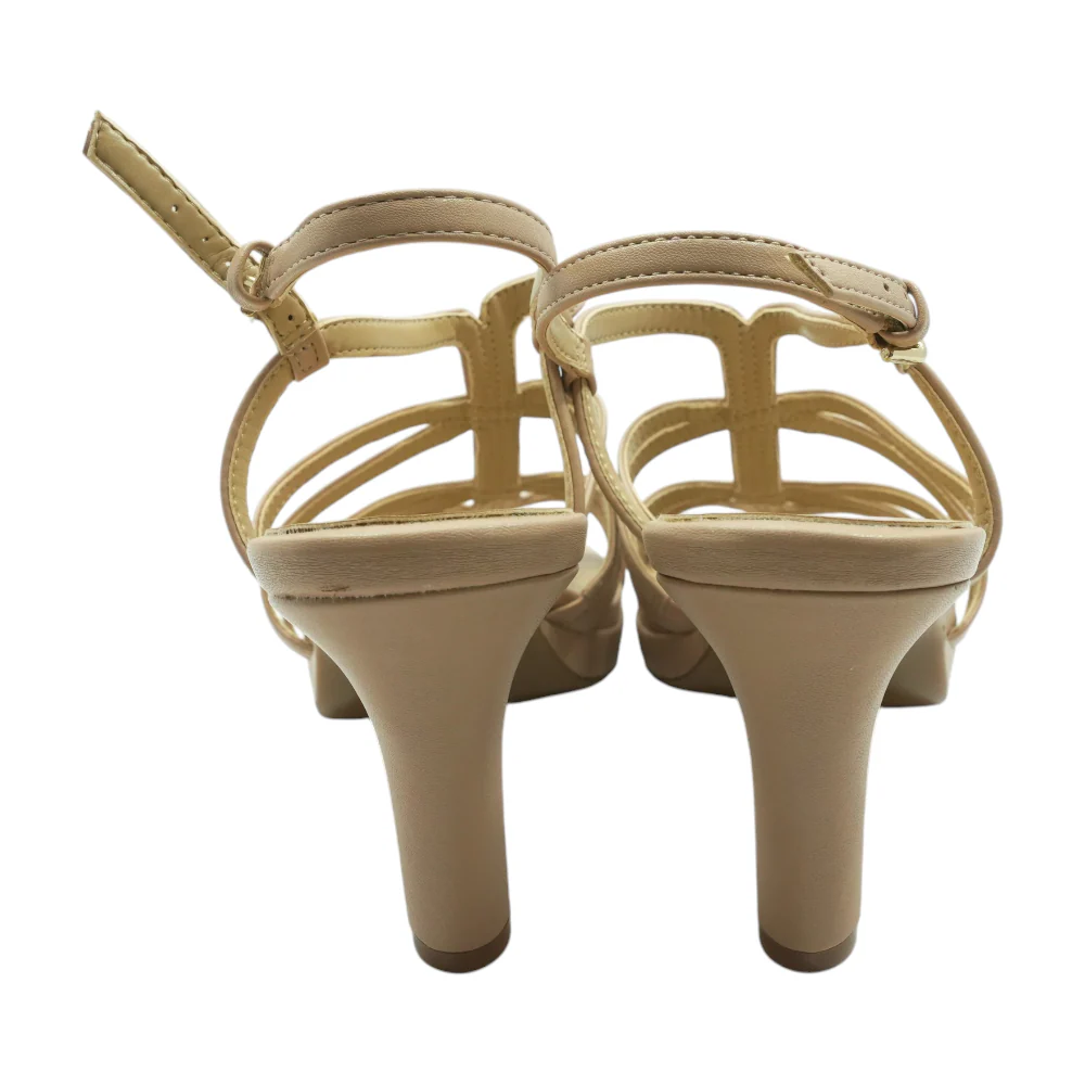 Beige Block Heels - Image 2