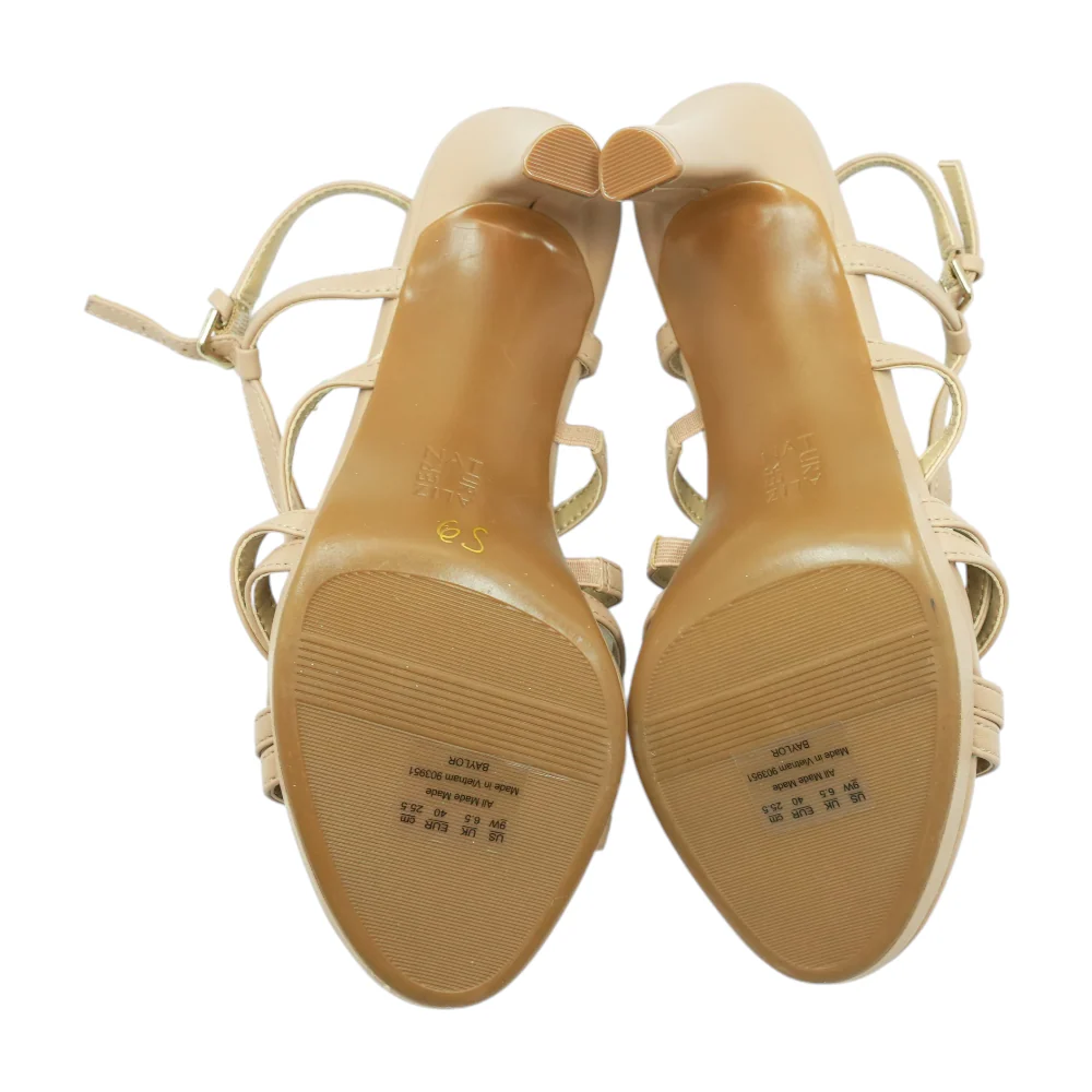 Beige Block Heels - Image 3
