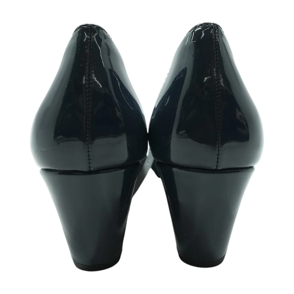 Navy Wedge Heels - Image 2