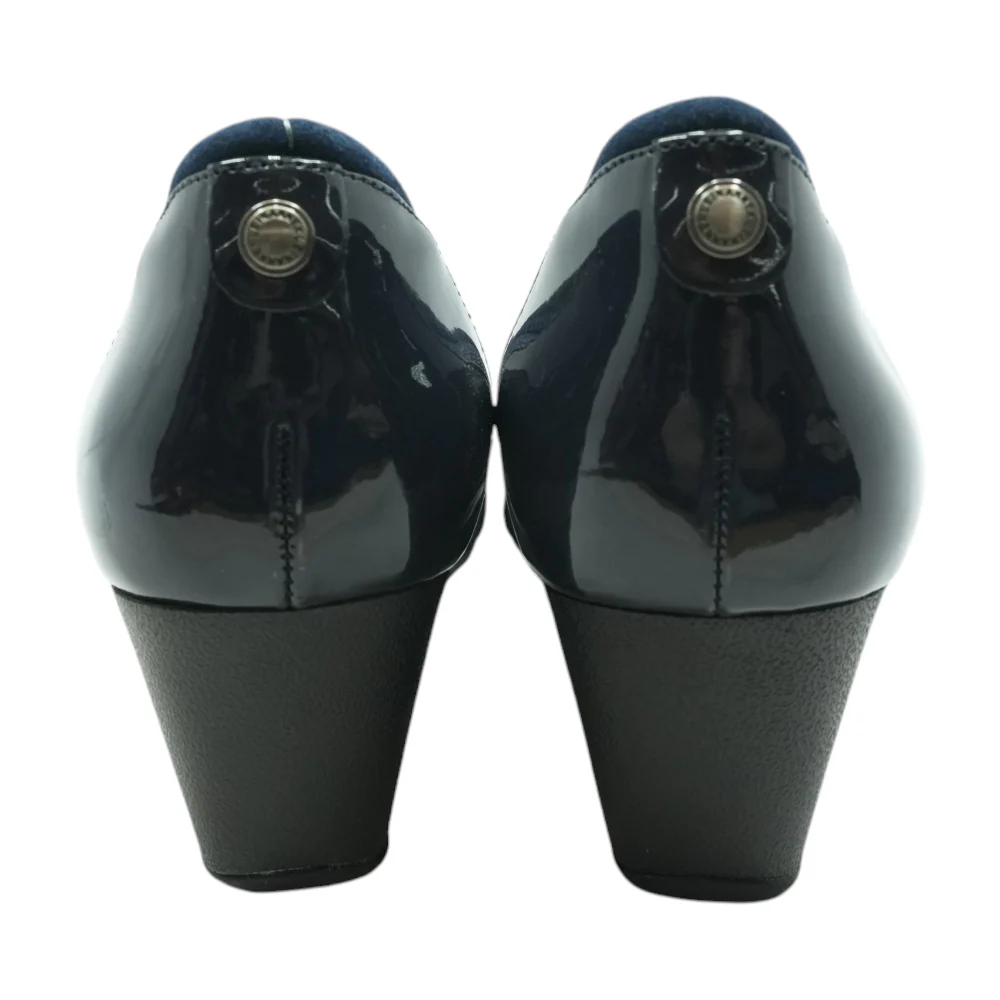Navy Wedge Heels - Image 2