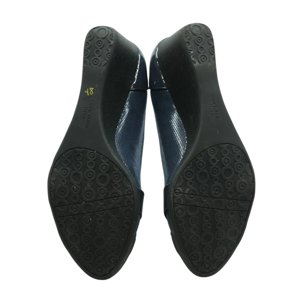 Navy Wedge Heels - Image 3