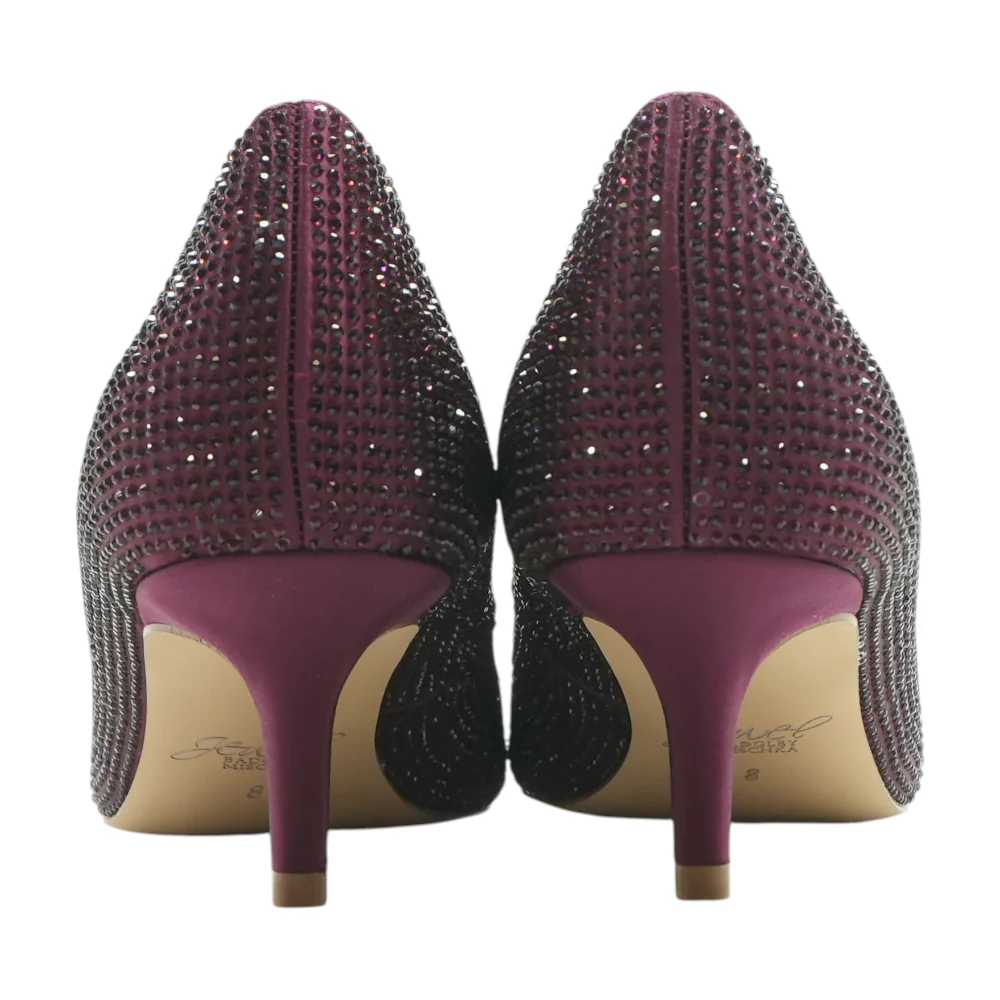 Burgundy Pump Heels - Image 2