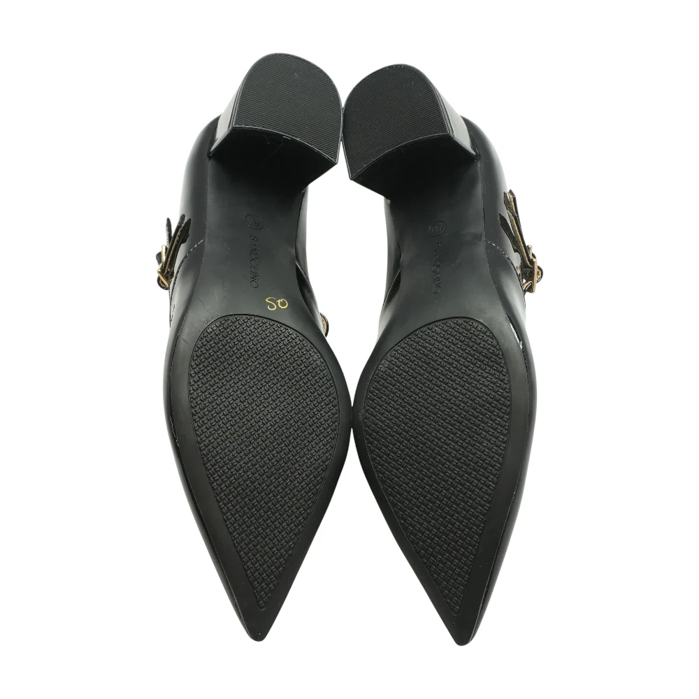 Black Block Heels - Image 3