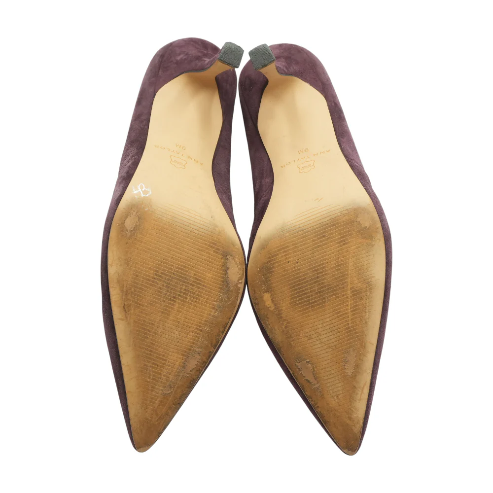 Burgundy Pump Heels - Image 3