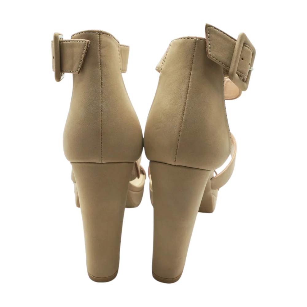 Nude Block Heels - Image 2