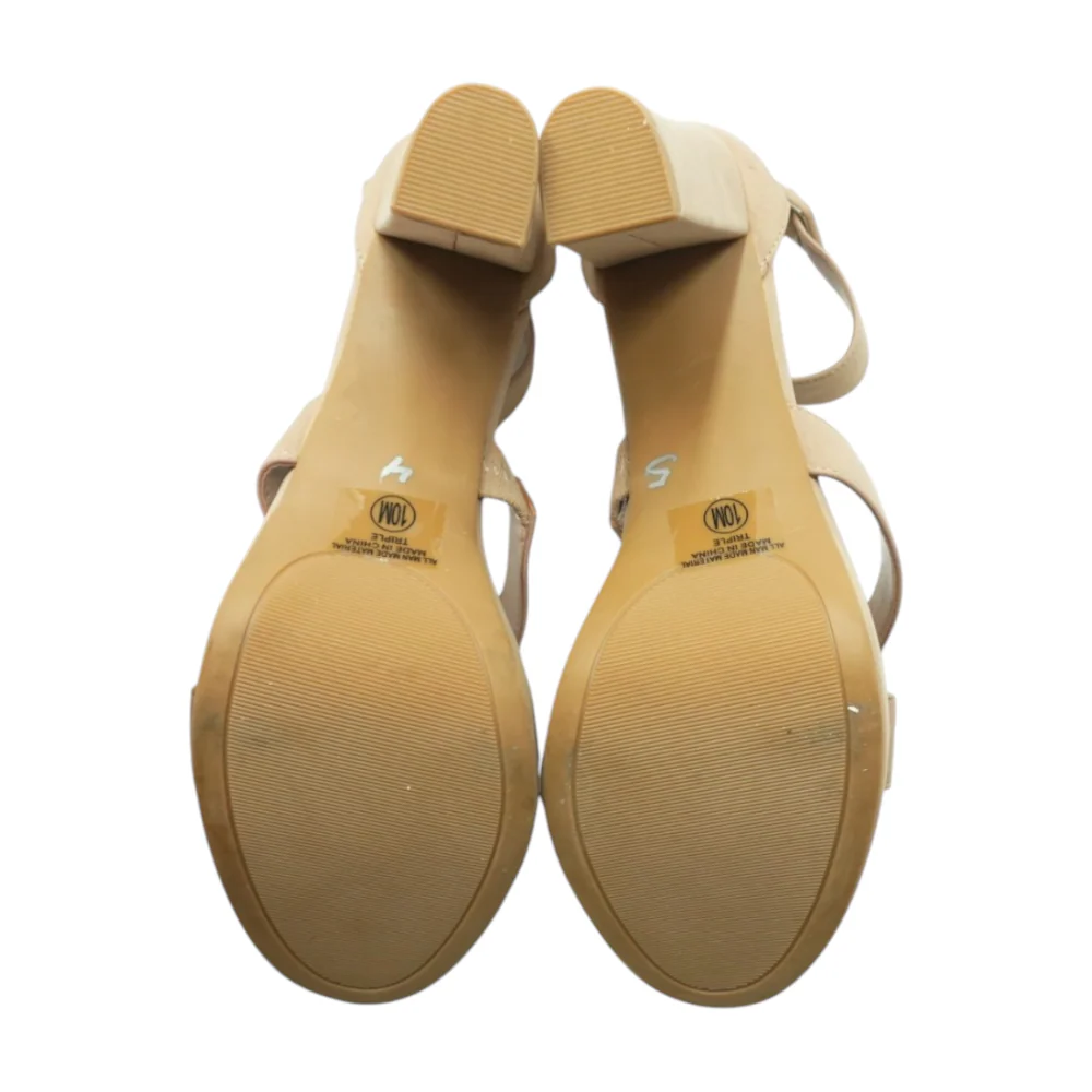 Nude Block Heels - Image 3