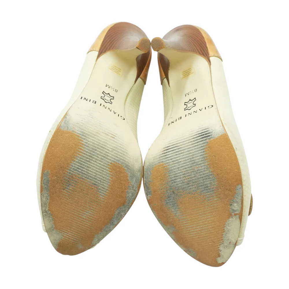 Cream Pump Heels - Image 3