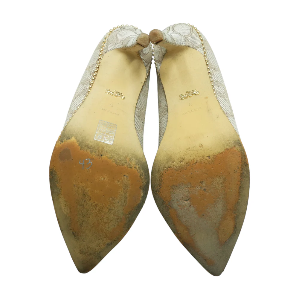 Beige Stiletto Heels - Image 3