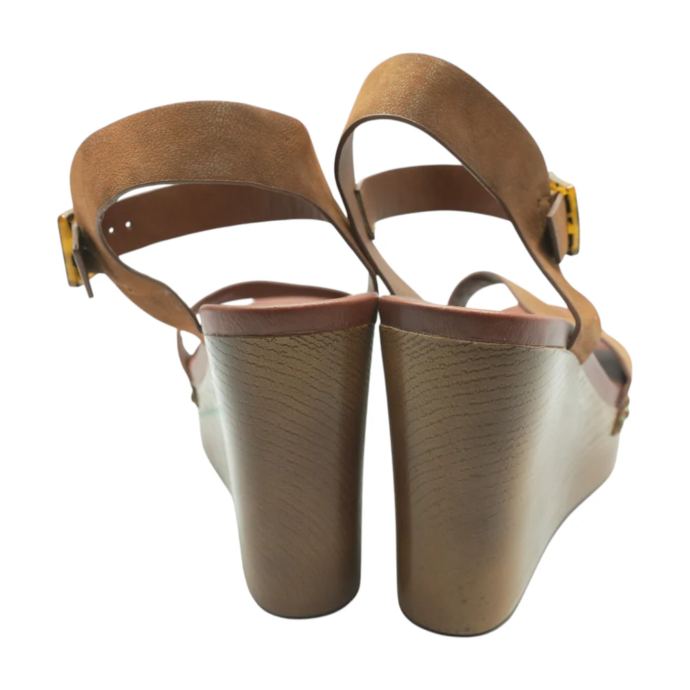 Brown Wedge Heels - Image 2