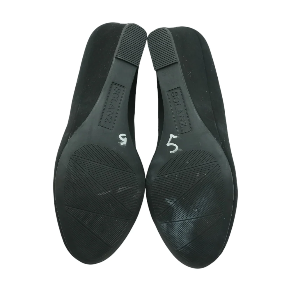 Black Wedge Heels - Image 3