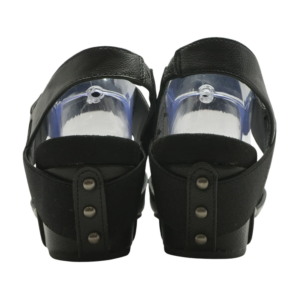 Black Wedge Heels - Image 2