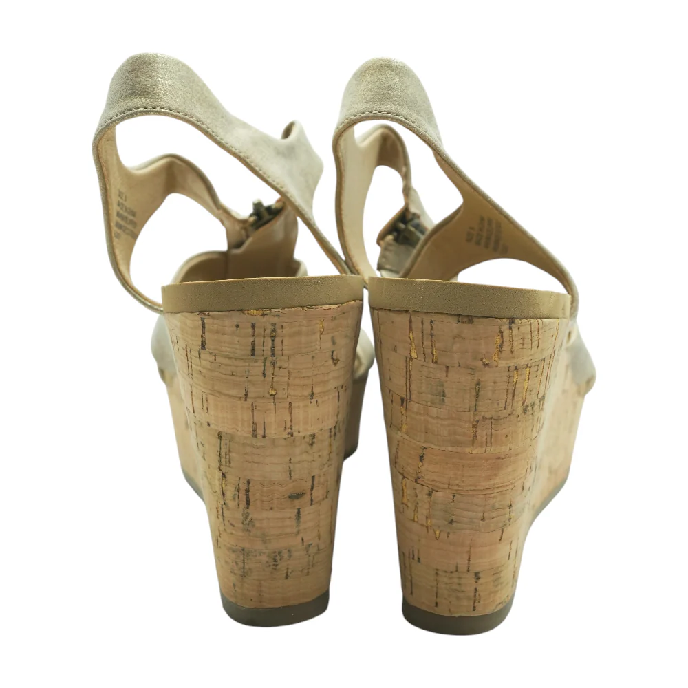 Gold Wedge Heels - Image 2