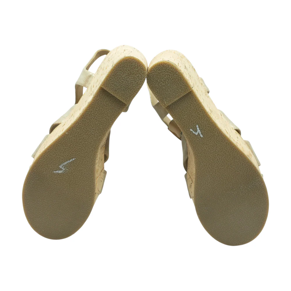 Gold Wedge Heels - Image 3