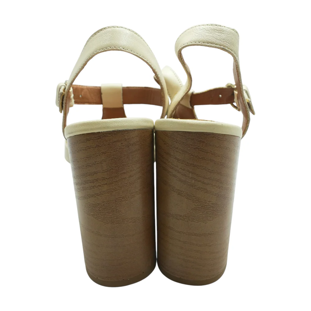Ivory Block Heels - Image 2