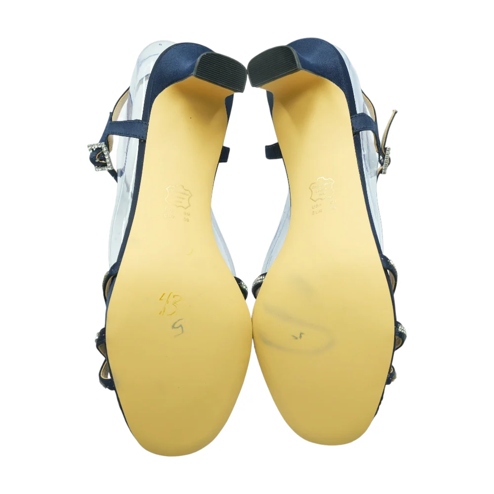 Navy Block Heels - Image 3