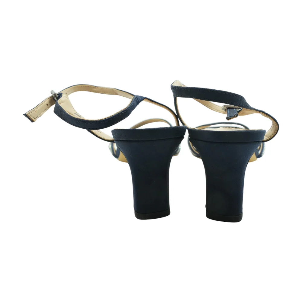 Navy Block Heels - Image 2