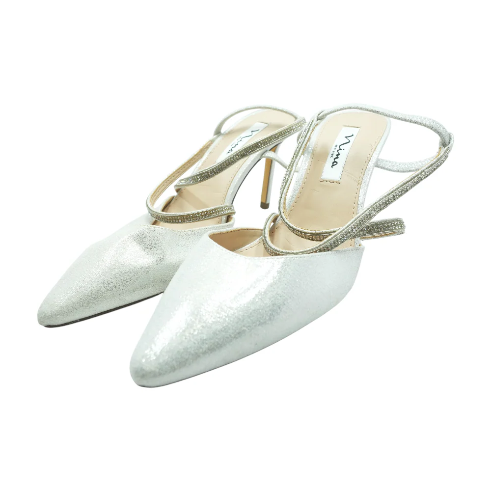 Silver Pump Heels
