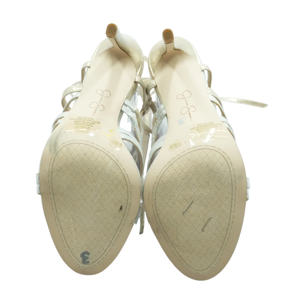 Silver Stiletto Heels - Image 3