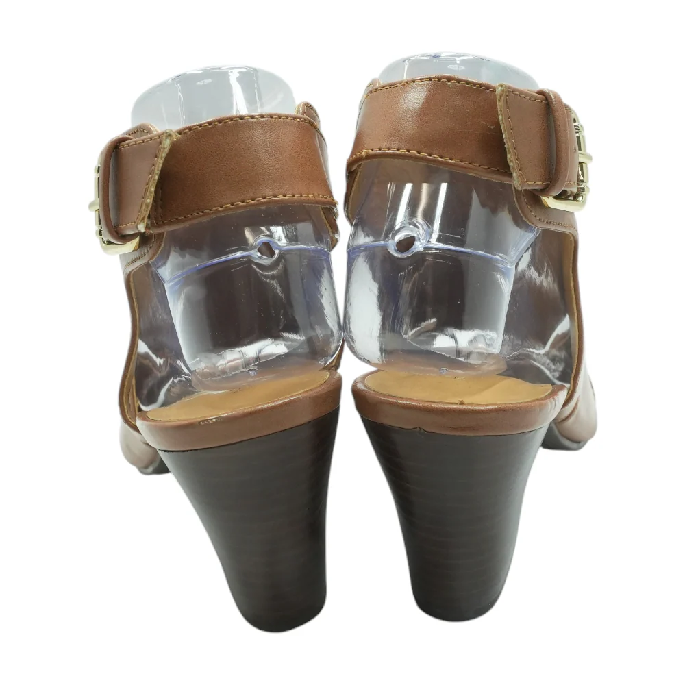Brown Block Heels - Image 2