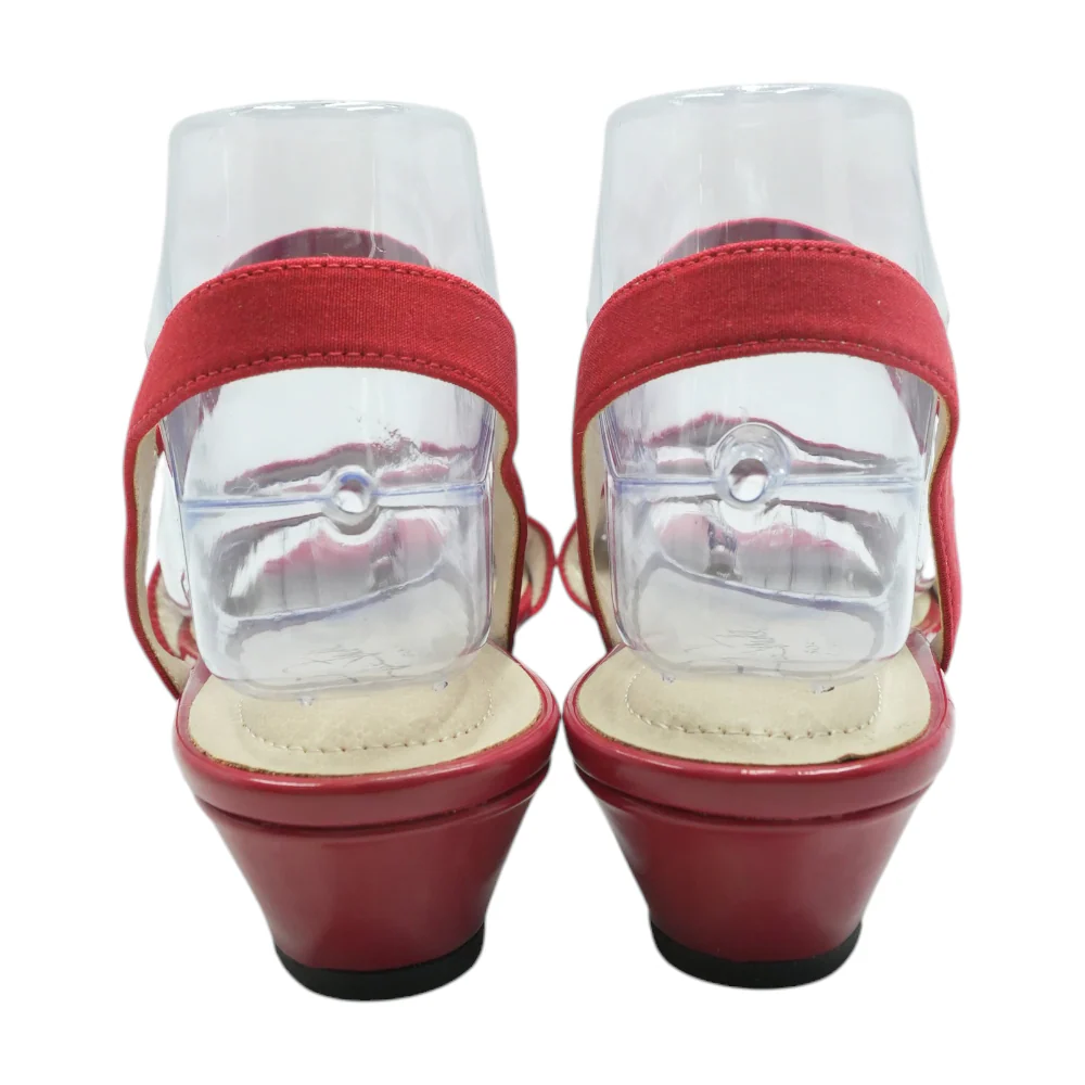 Red Wedge Heels - Image 2