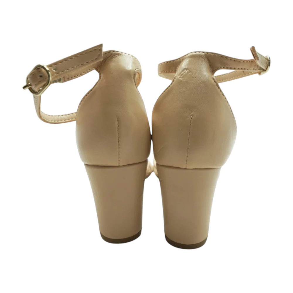 Nude Block Heels - Image 2