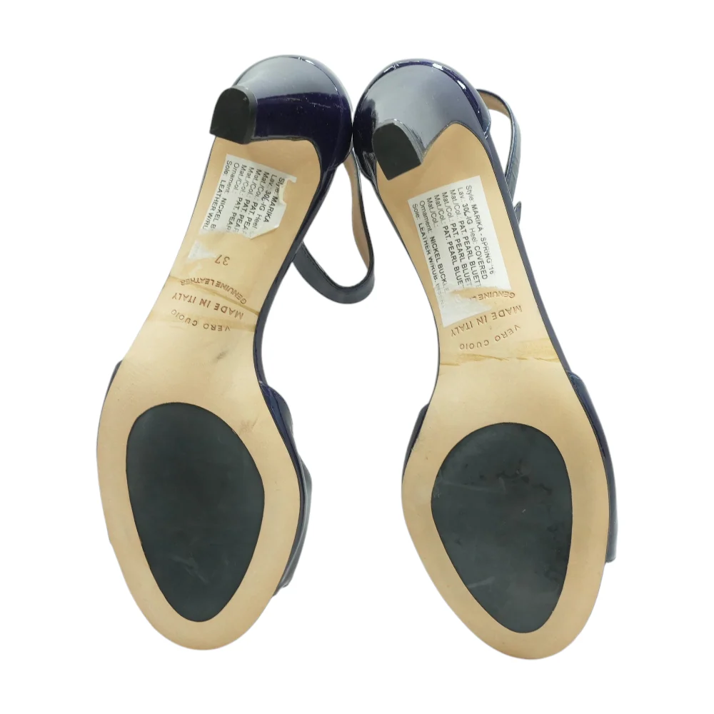 Navy Block Heels - Image 3