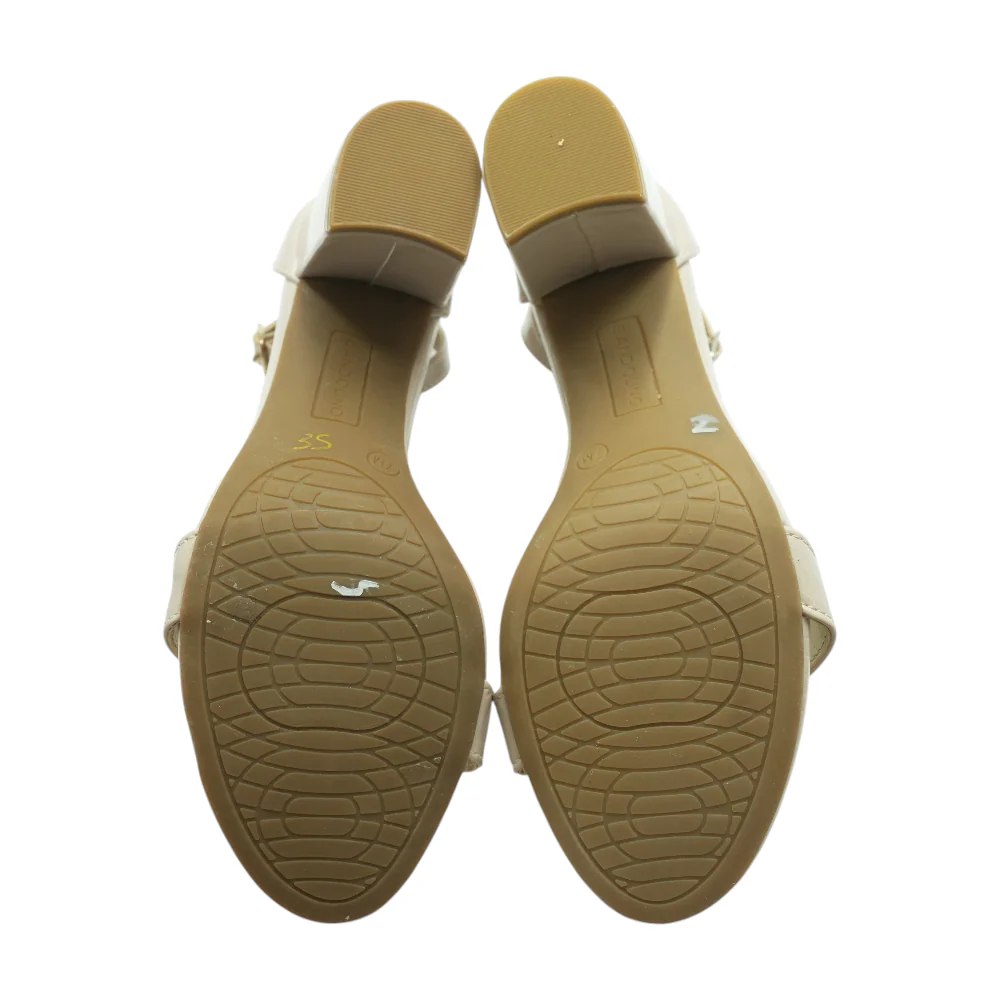 Beige Block Heels - Image 3