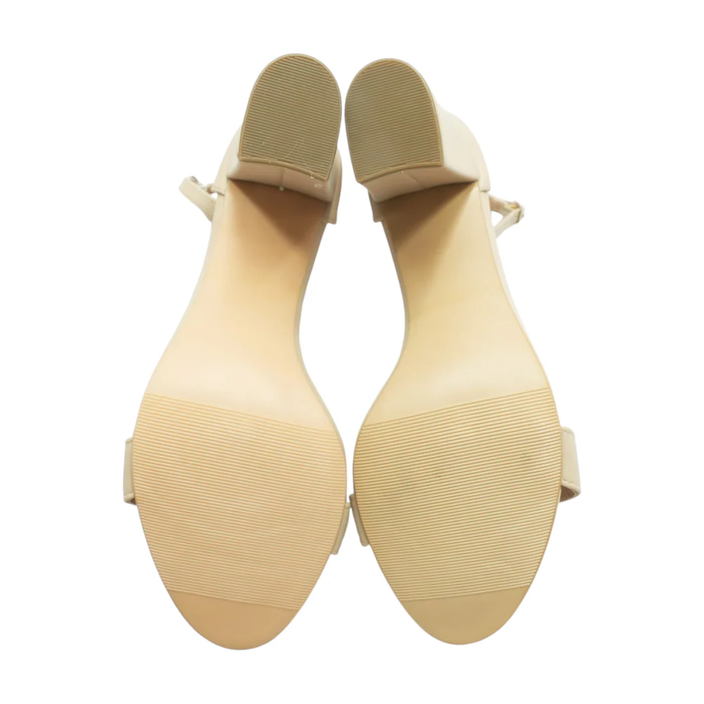 Nude Block Heels - Image 3