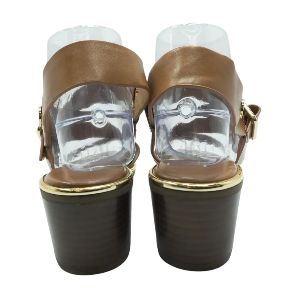 Brown Block Heels - Image 2