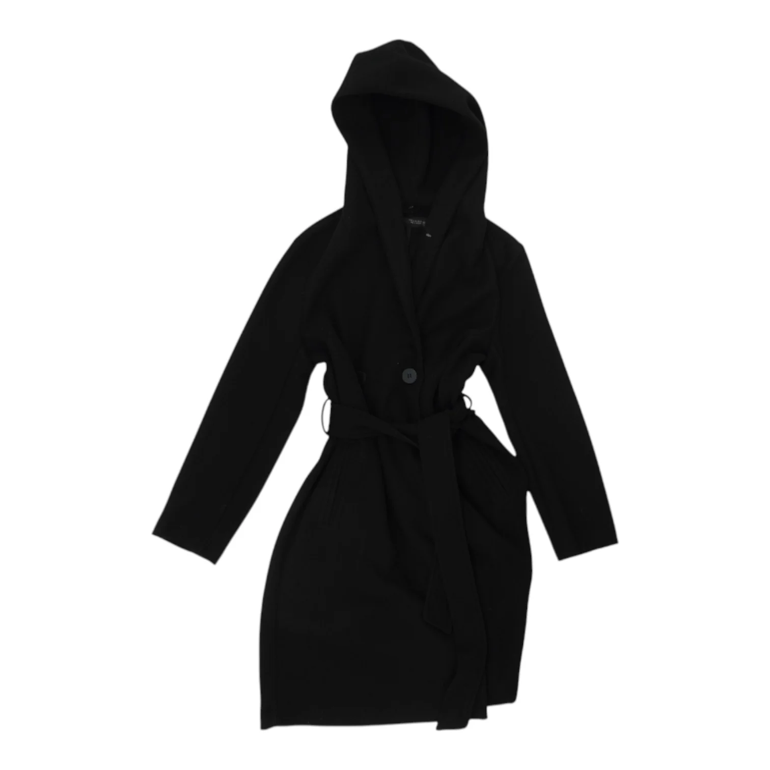Black Solid Coat - Image 2
