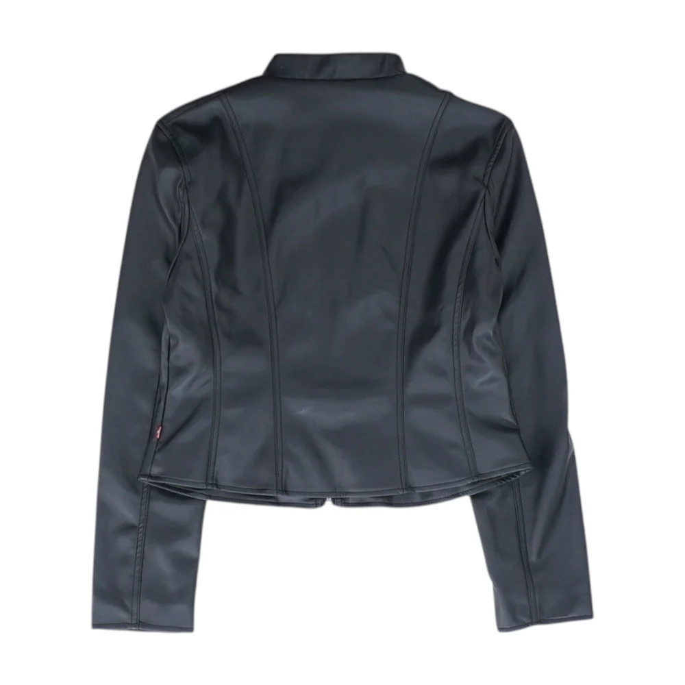 Black Solid Jacket - Image 2