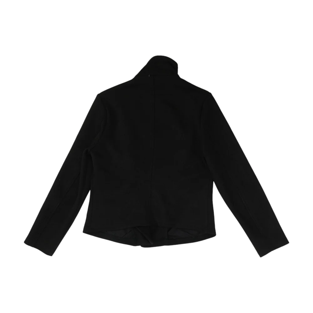 Black Solid Jacket - Image 2