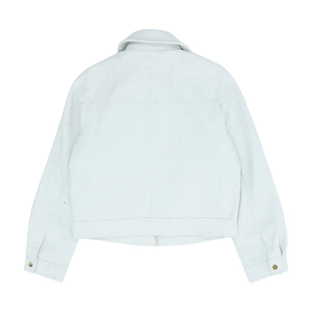 Beige Solid Jacket - Image 2