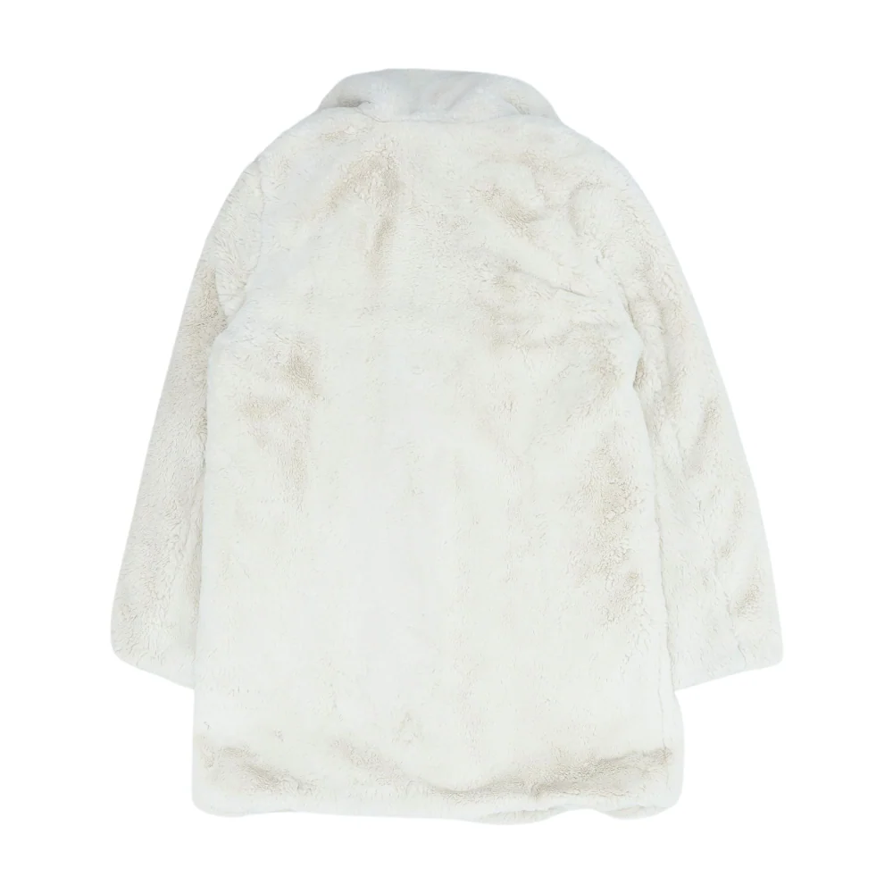 Beige Solid Coat - Image 2