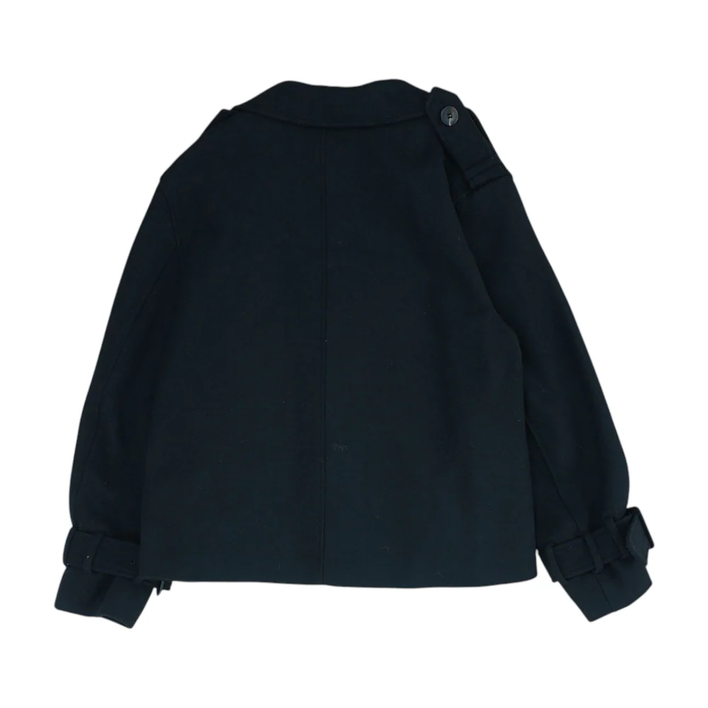 Black Solid Jacket - Image 2