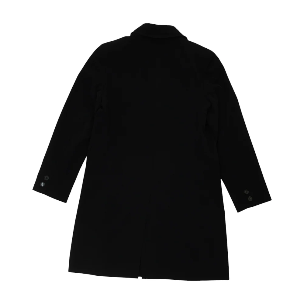 Vintage Black Tall Solid Coat - Image 2