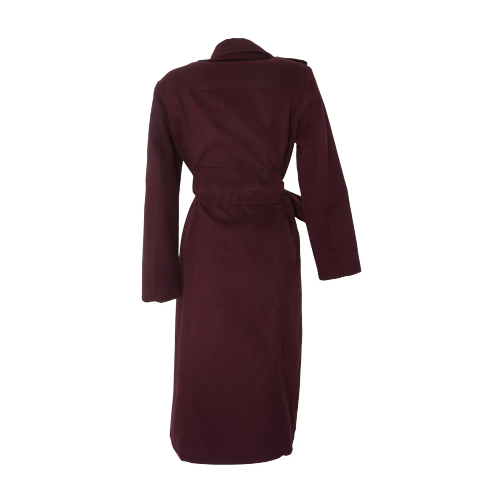 Maroon Solid Coat - Image 2