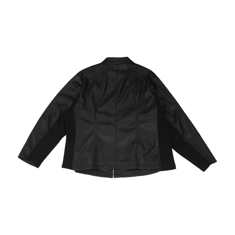Black Plus Solid Jacket - Image 2