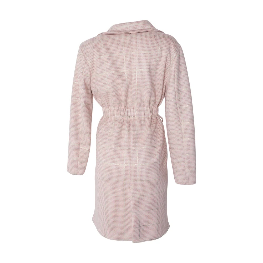 Pink Houndstooth Coat - Image 2