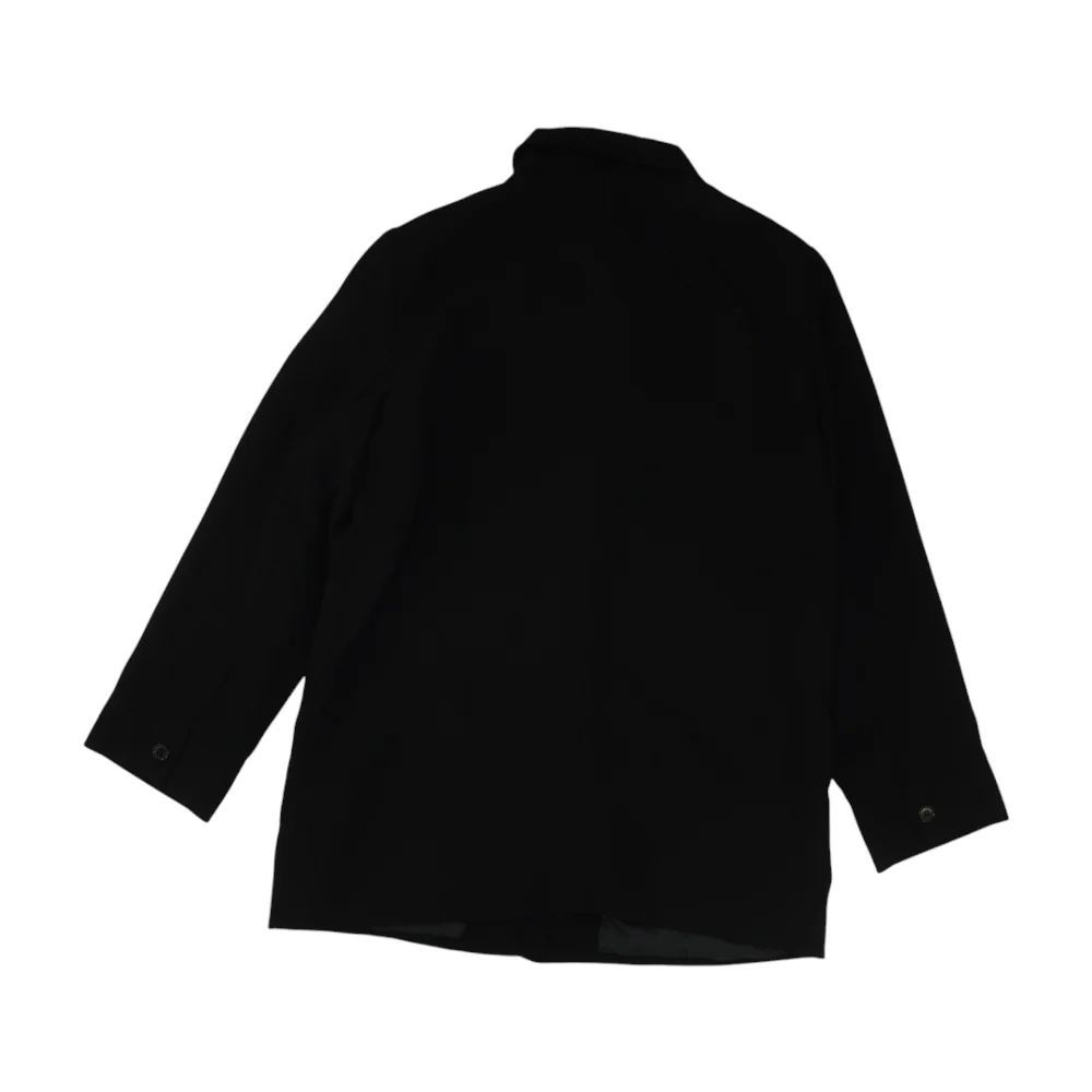 Vintage Black Solid Jacket - Image 2