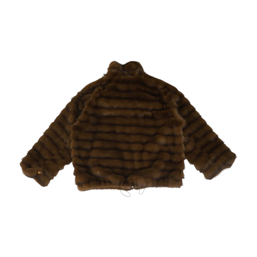 Brown Striped Jacket - Image 2