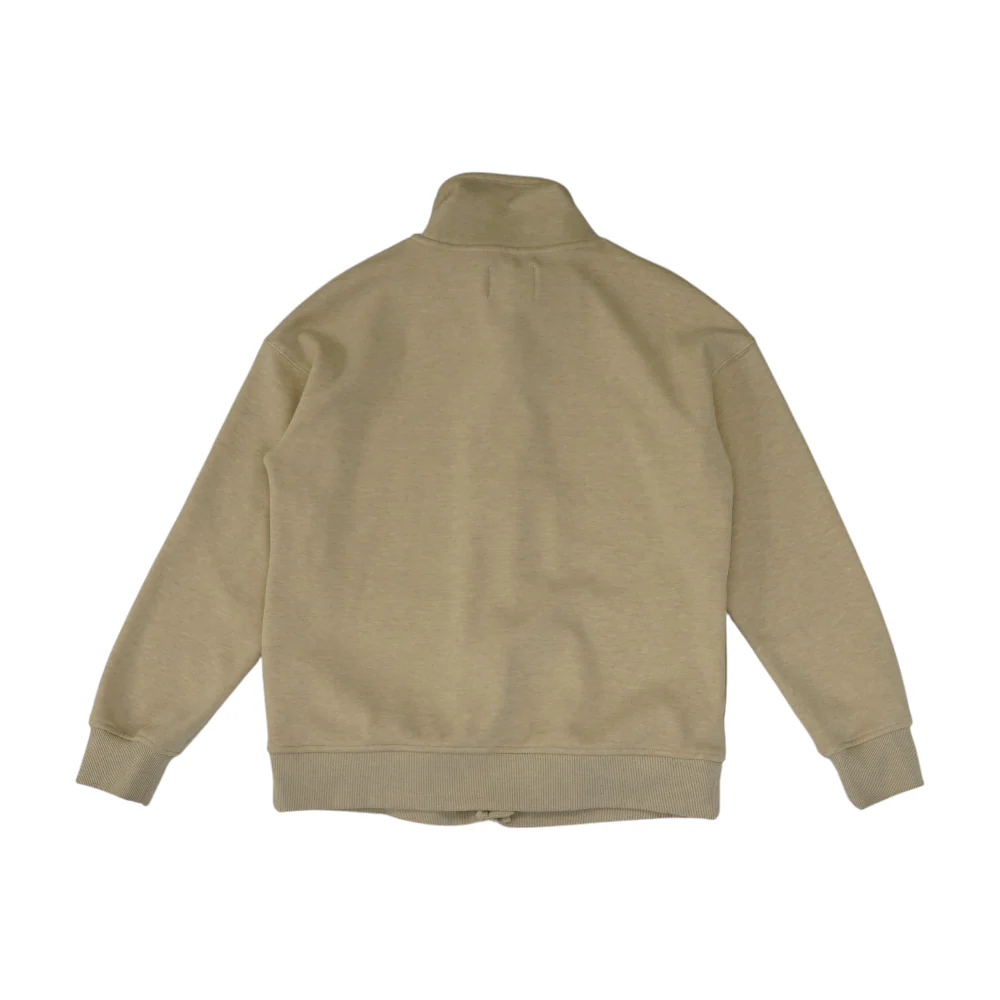 Beige Solid Active Jacket