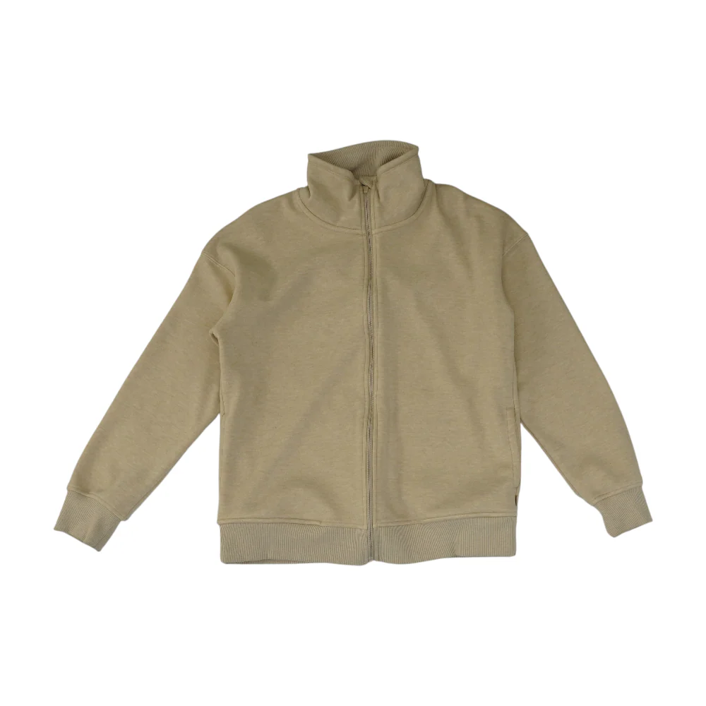 Beige Solid Active Jacket - Image 2