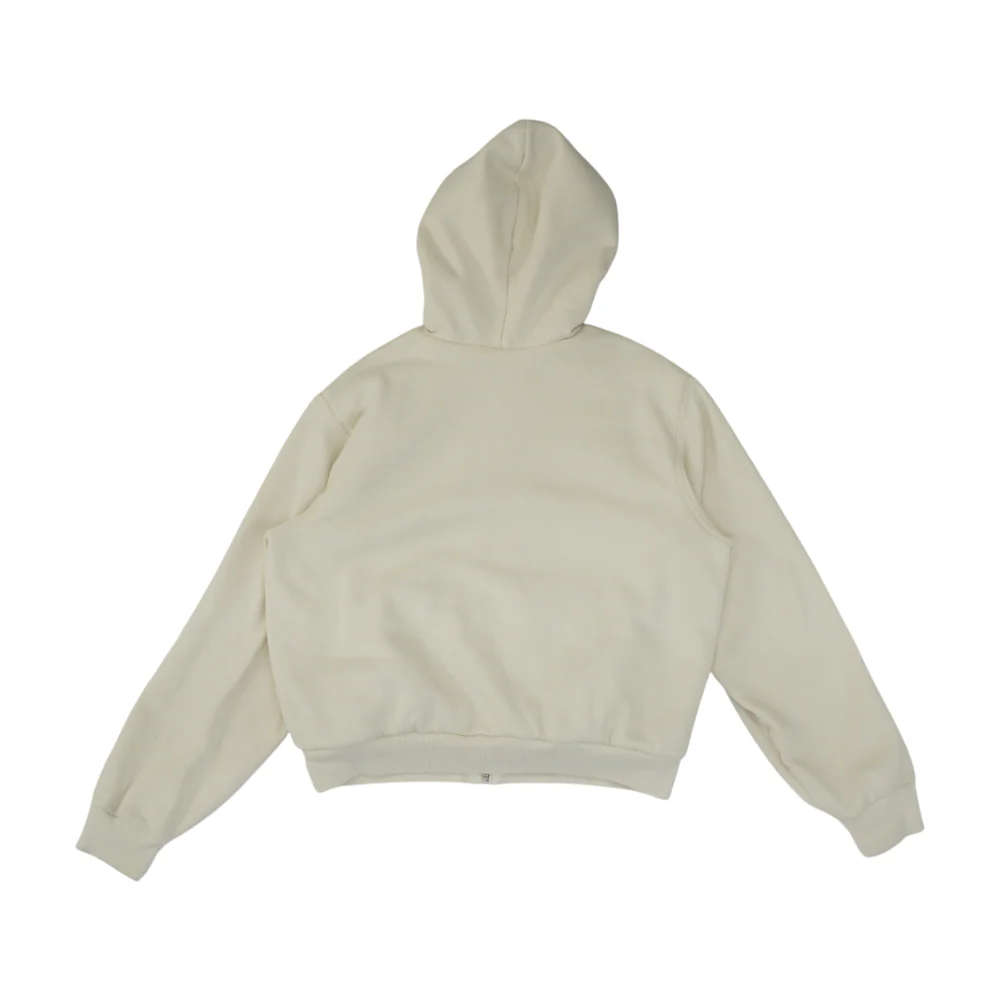 Beige Solid Active Jacket