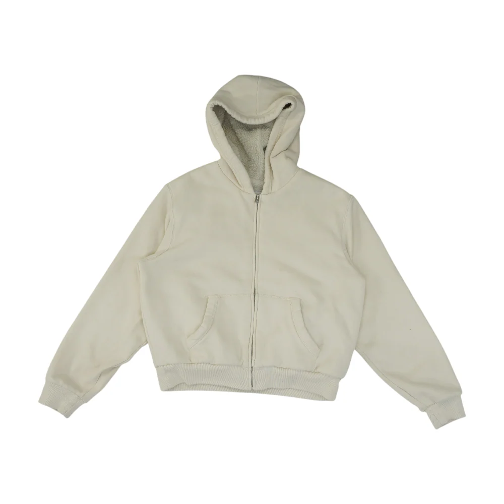 Beige Solid Active Jacket - Image 2