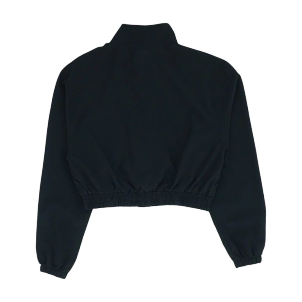 Black Solid Active Jacket - Image 2