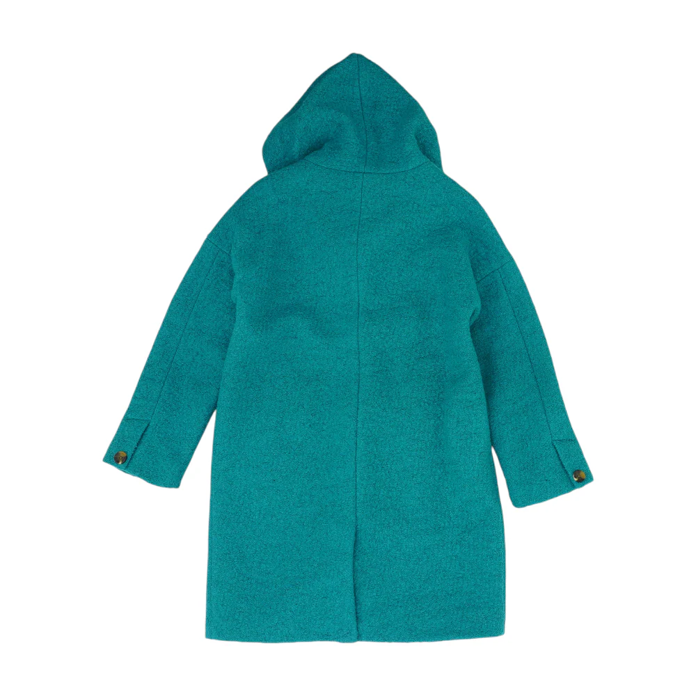 Teal Petite Solid Coat - Image 2