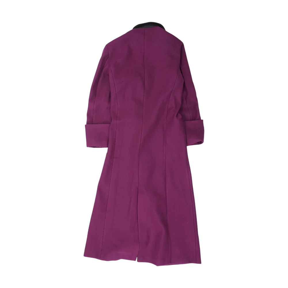 Maroon Solid Coat - Image 2