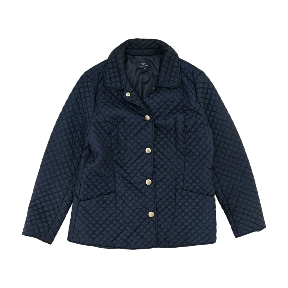 Navy Petite Solid Jacket