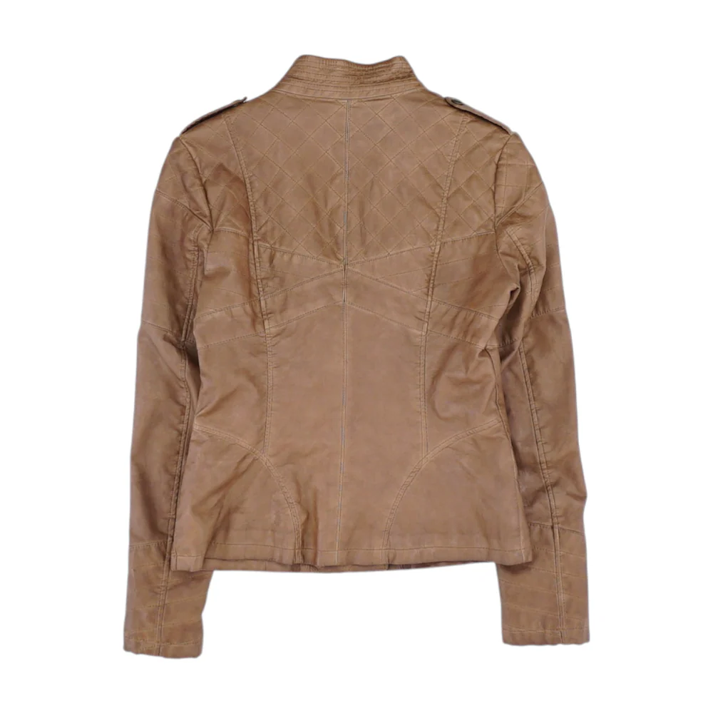 Brown Solid Jacket - Image 2